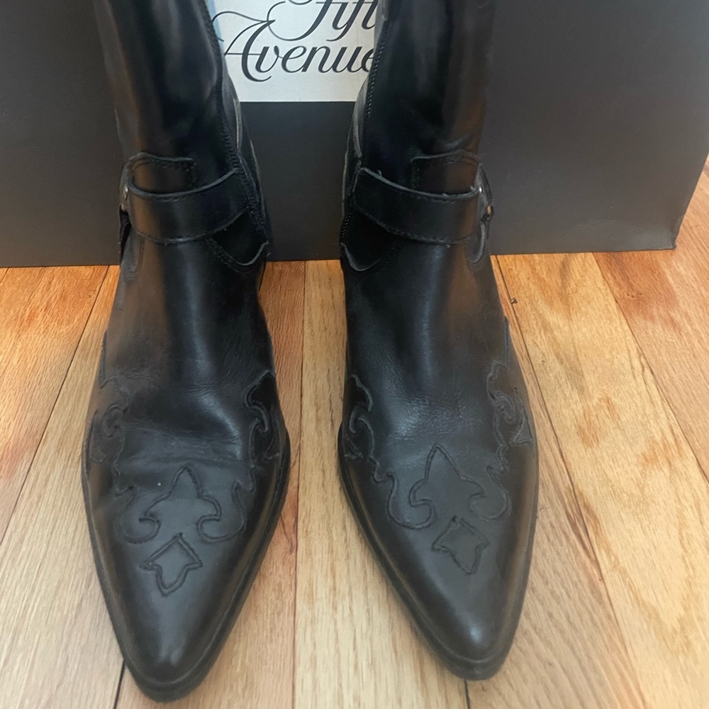 AMAZING VINTAGE HARLEY DAVIDSON MOTO BOOTS Size 6